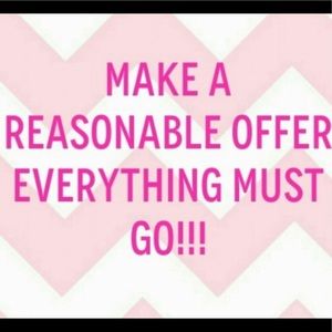 Everything must go! Make a reasonable offer and items will ship promptly.